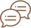 Chat bubble icon
